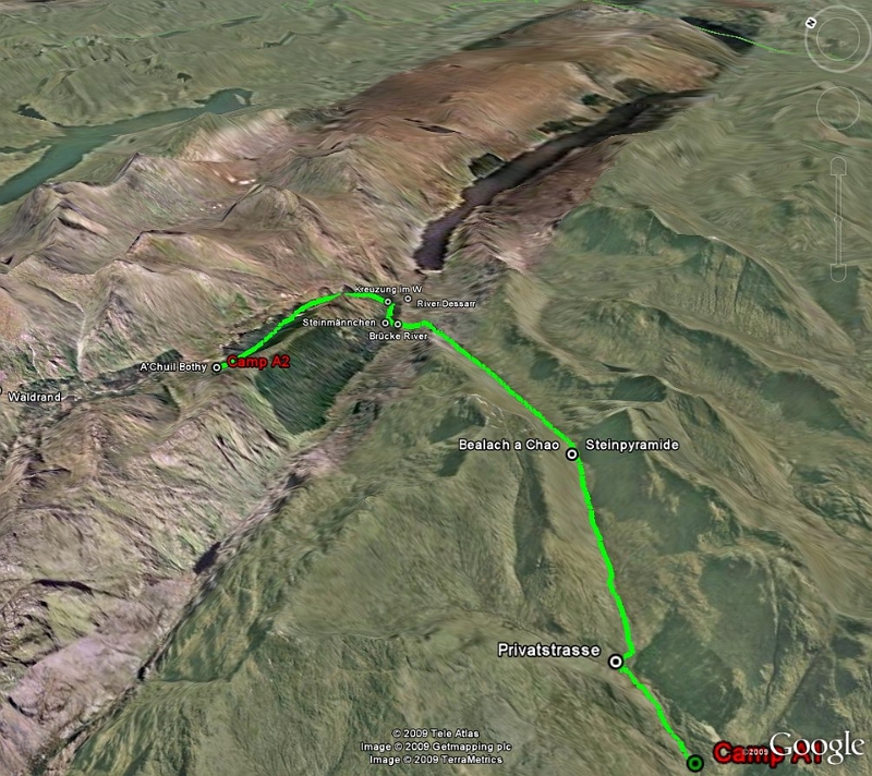 Knoydart Tag2 Topo.jpg - Knoydart Tag 2 (Camp 1 - A' Chuill Bothy)